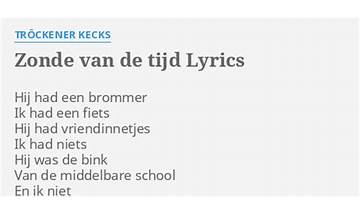 ZONDE nl Lyrics [Aaron Blommaert]